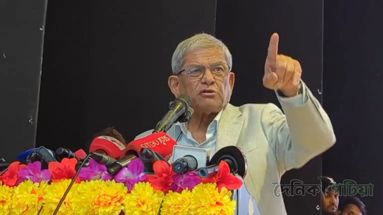 হাসিনা যে ভাষায় কথা বলতেন, বিরোধী দলও সেই ভাষায় কথা বলছে: মির্জা ফখরুল