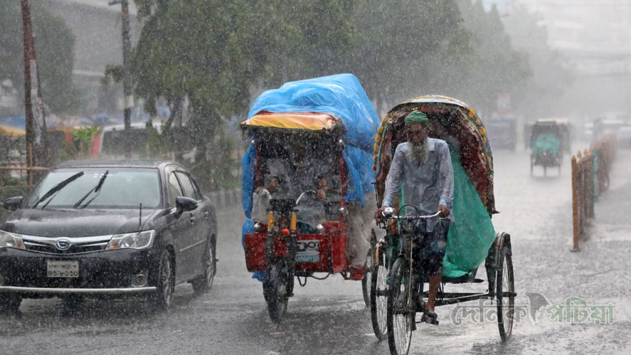 টানা ৫ দিন বৃষ্টির পূর্বাভাস, নদীর পানি বৃদ্ধি ও আকস্মিক বন্যার আশঙ্কা